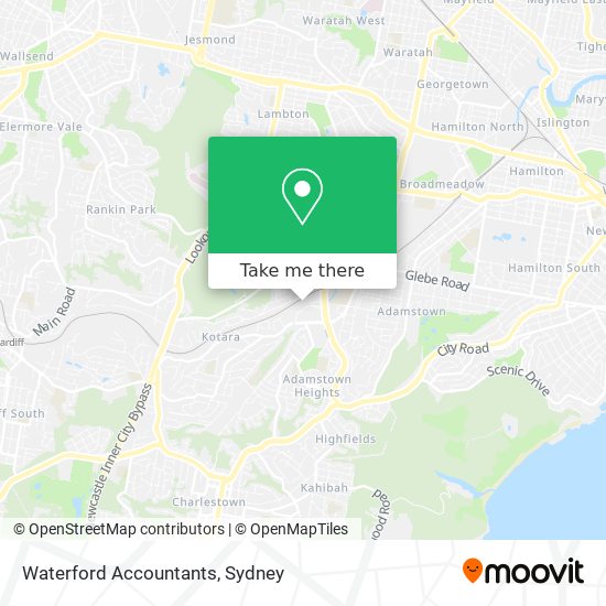 Waterford Accountants map