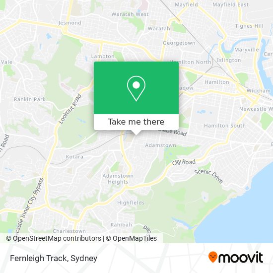 Fernleigh Track map