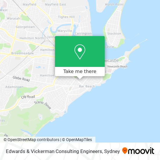 Edwards & Vickerman Consulting Engineers map