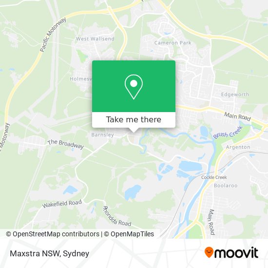 Maxstra NSW map