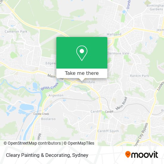 Cleary Painting & Decorating map