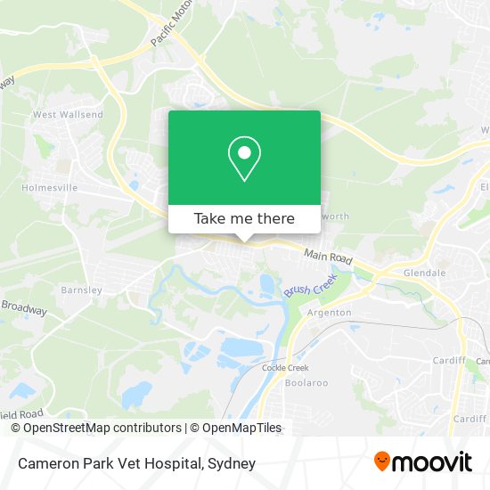 Mapa Cameron Park Vet Hospital