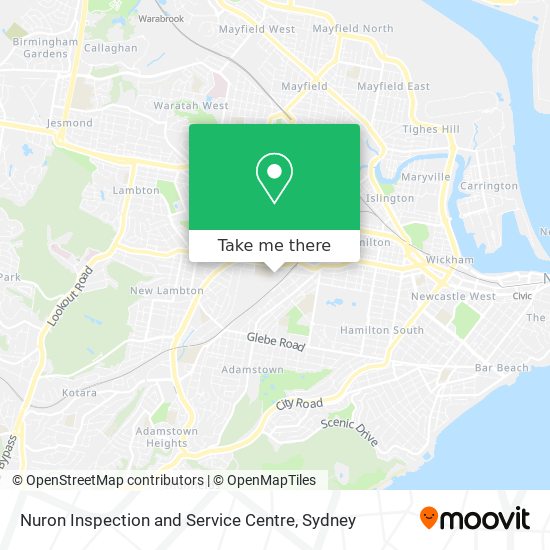 Mapa Nuron Inspection and Service Centre