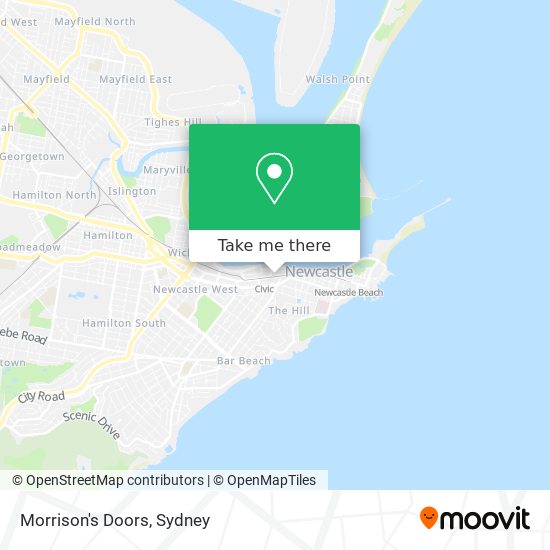 Mapa Morrison's Doors