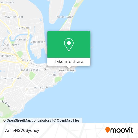 Arlin-NSW map