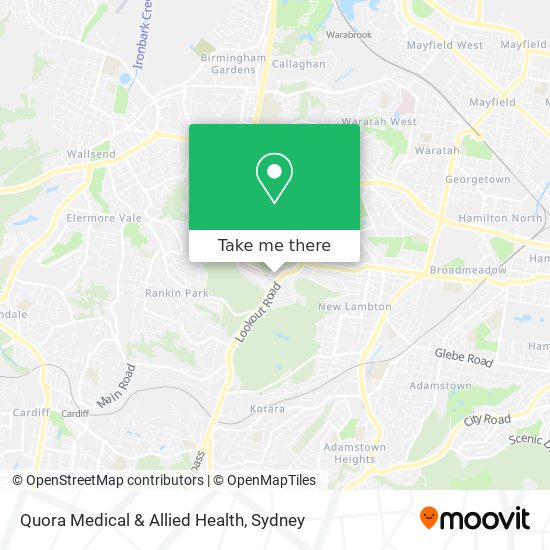 Mapa Quora Medical & Allied Health