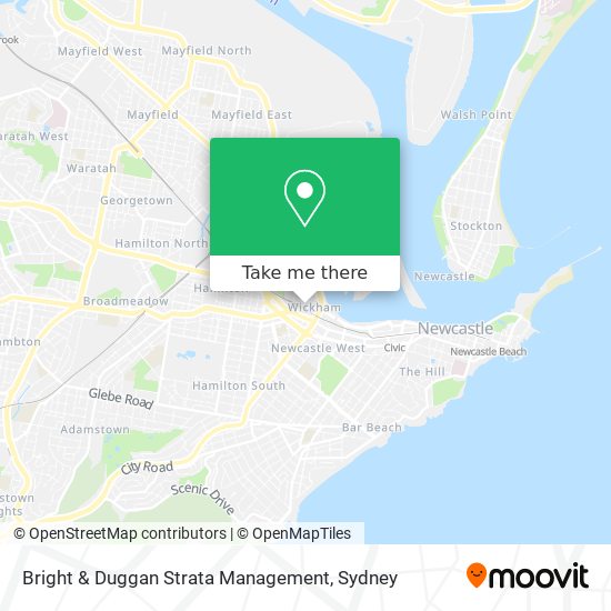 Bright & Duggan Strata Management map