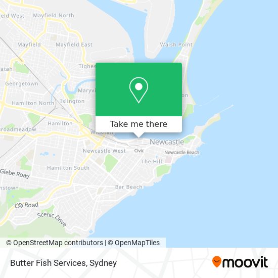 Butter Fish Services map