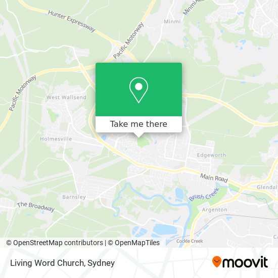 Living Word Church map
