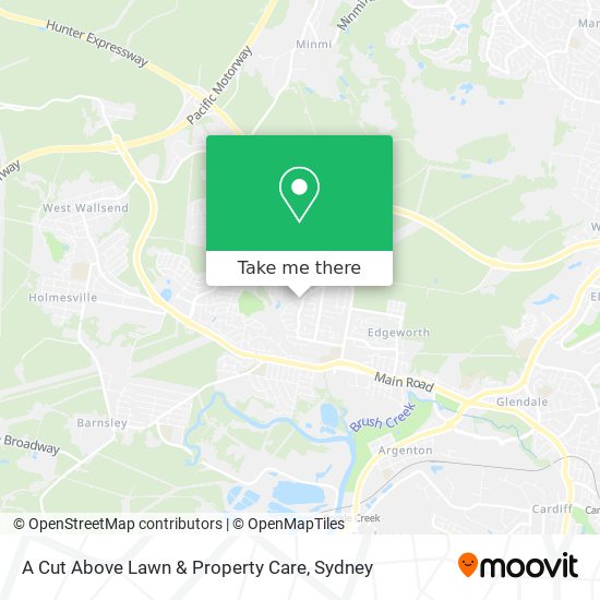 A Cut Above Lawn & Property Care map