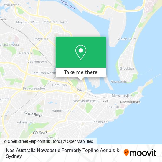 Nas Australia Newcastle Formerly Topline Aerials & map