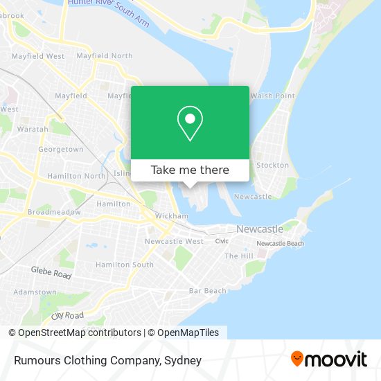 Mapa Rumours Clothing Company