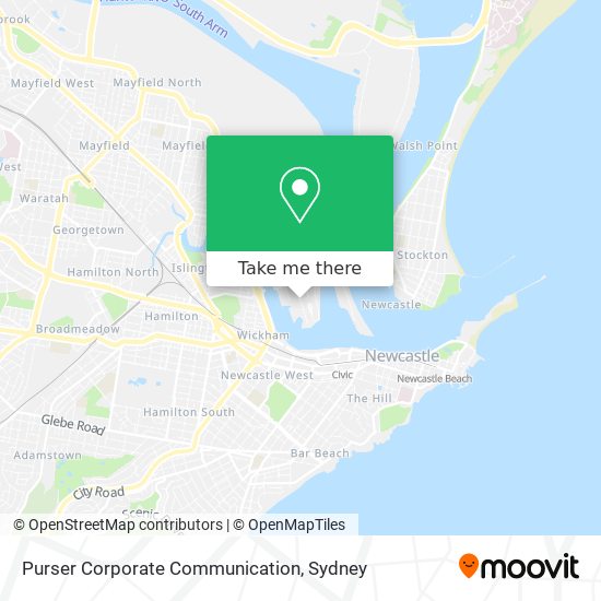 Purser Corporate Communication map