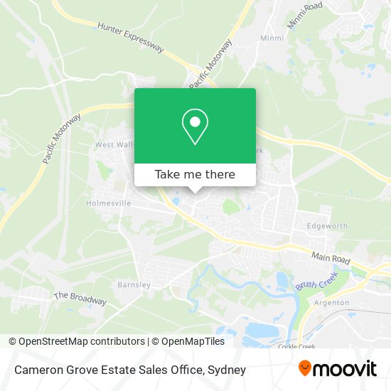 Cameron Grove Estate Sales Office map