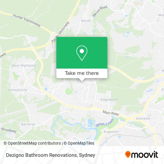 Dezigno Bathroom Renovations map