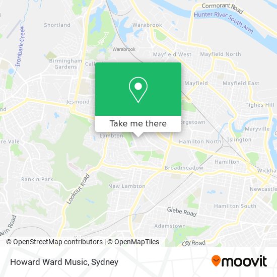 Howard Ward Music map