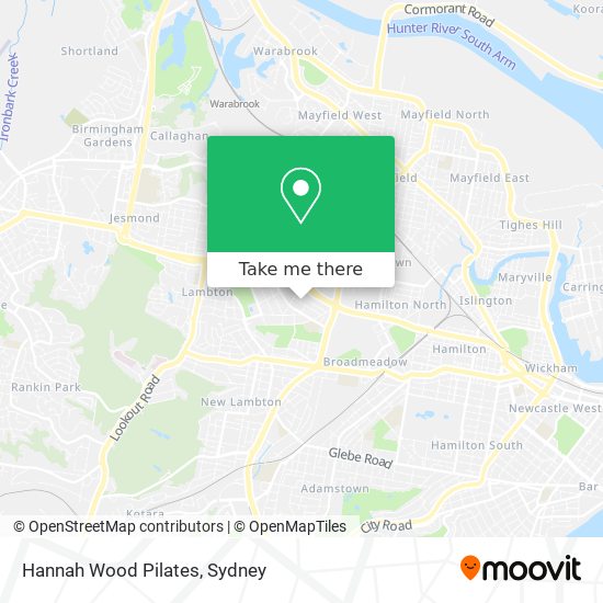 Hannah Wood Pilates map