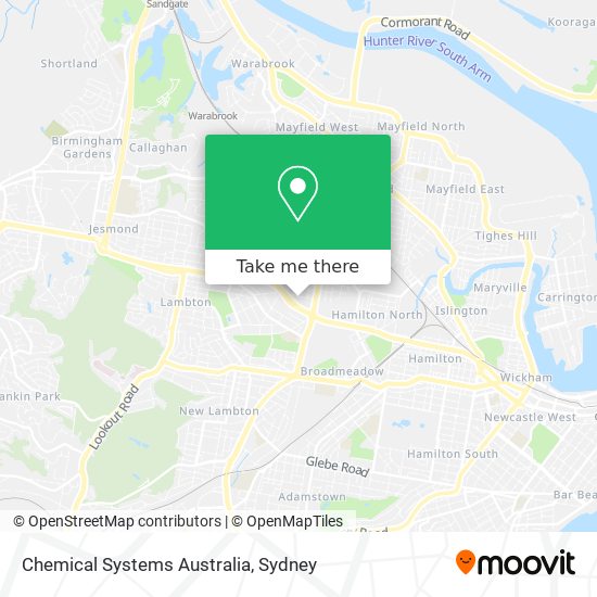 Chemical Systems Australia map