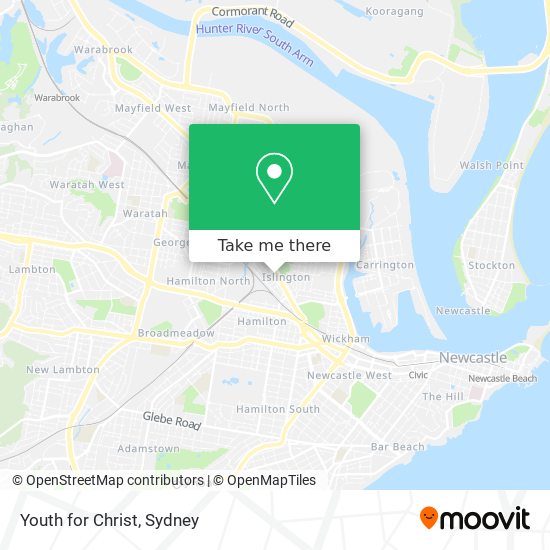 Youth for Christ map