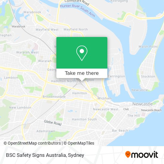 BSC Safety Signs Australia map