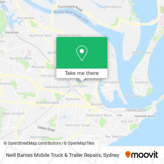 Neill Barnes Mobile Truck & Trailer Repairs map
