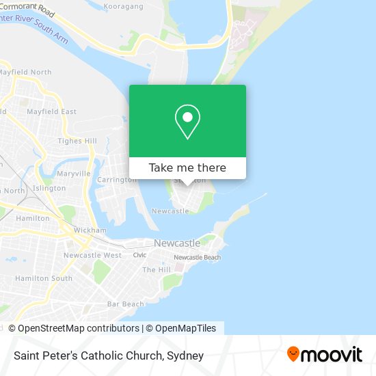 Saint Peter's Catholic Church map