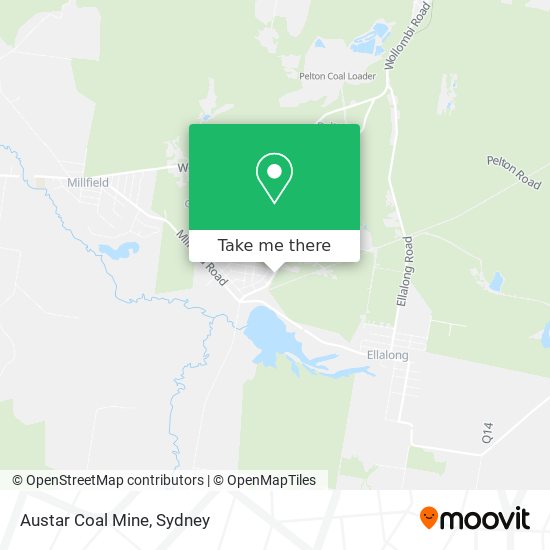 Austar Coal Mine map