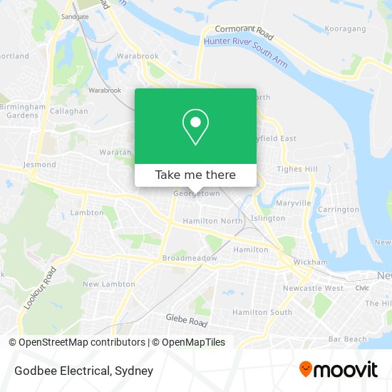 Godbee Electrical map