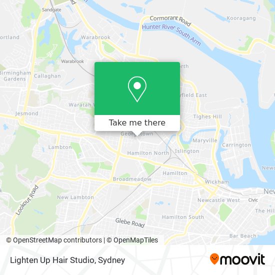 Lighten Up Hair Studio map