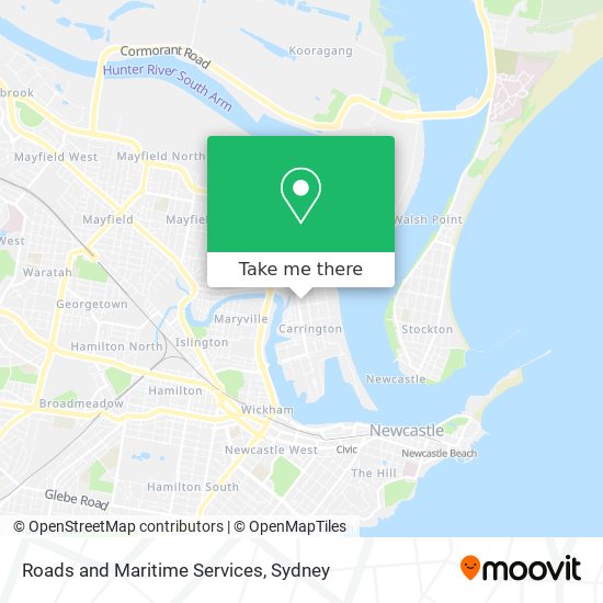 Roads and Maritime Services map
