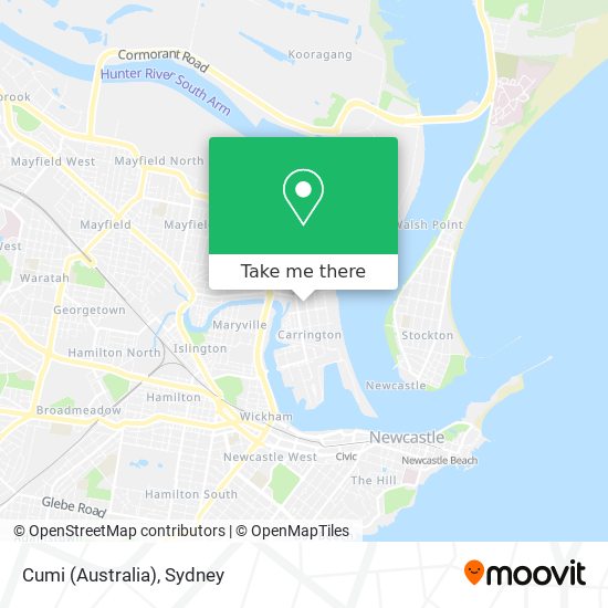 Mapa Cumi (Australia)