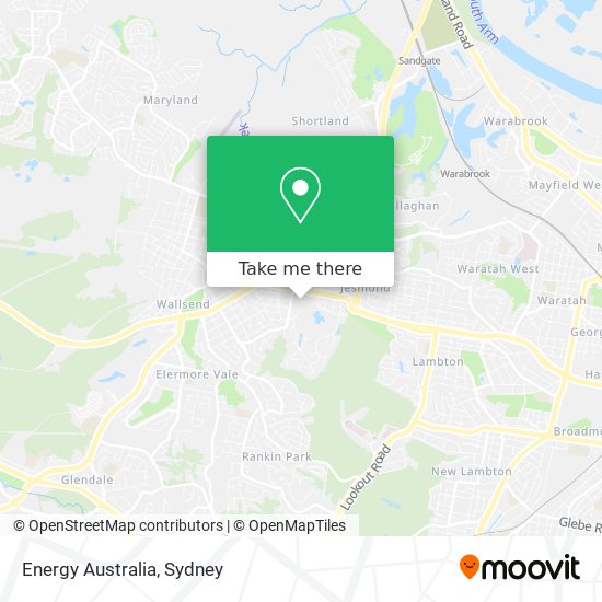 Energy Australia map