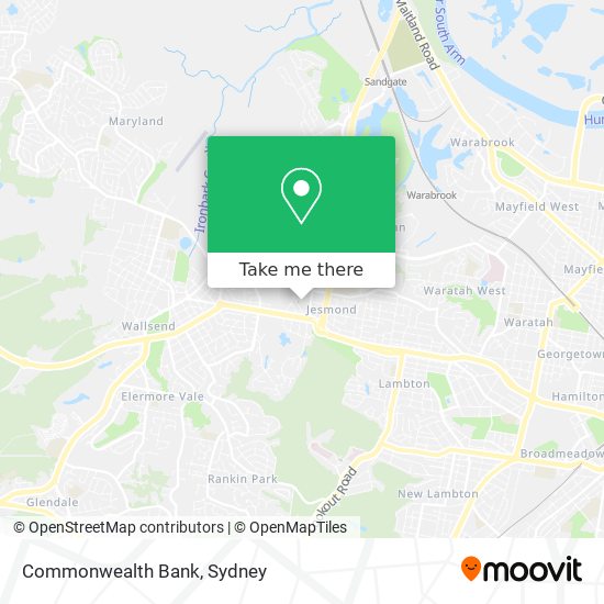 Commonwealth Bank map