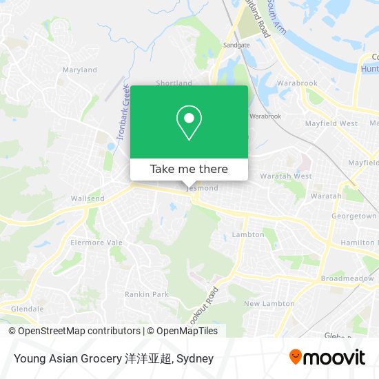 Young Asian Grocery 洋洋亚超 map