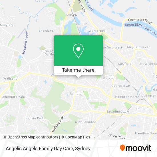 Angelic Angels Family Day Care map