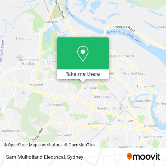 Mapa Sam Mulholland Electrical