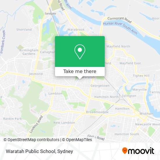 Waratah Public School map