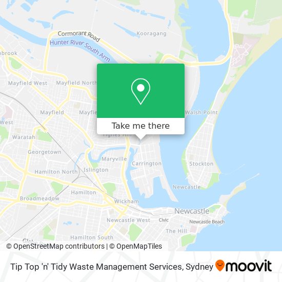 Tip Top 'n' Tidy Waste Management Services map