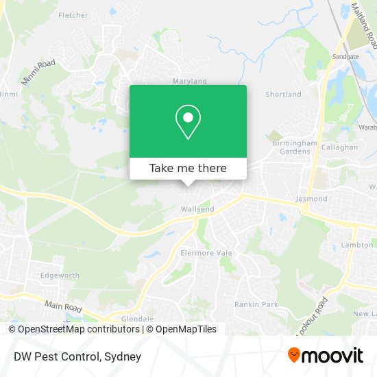 DW Pest Control map