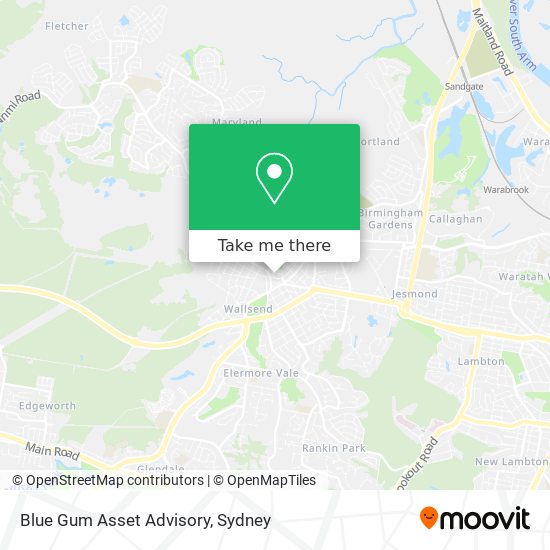 Blue Gum Asset Advisory map