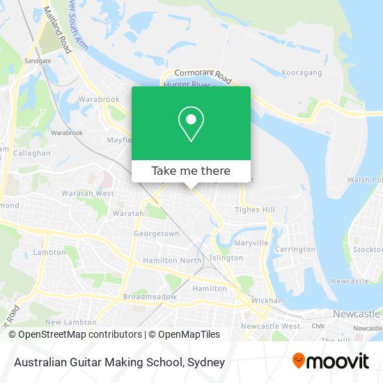 Australian Guitar Making School map