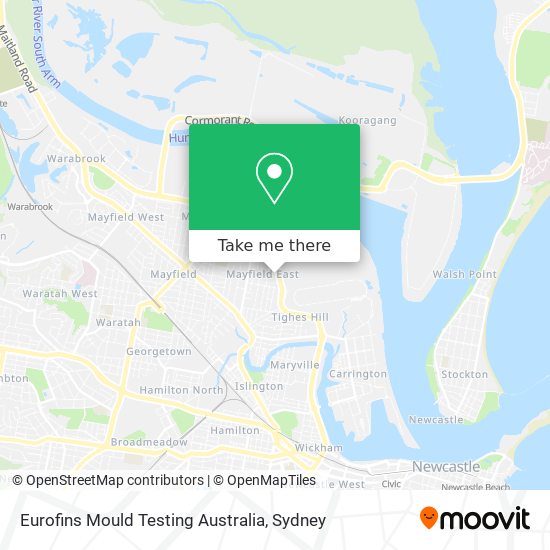 Eurofins Mould Testing Australia map