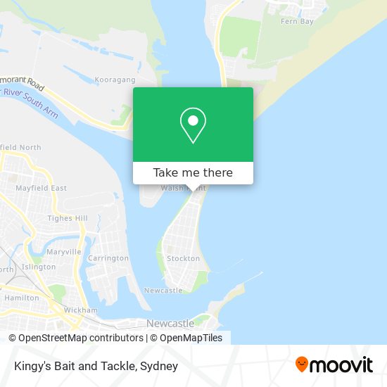 Kingy's Bait and Tackle map