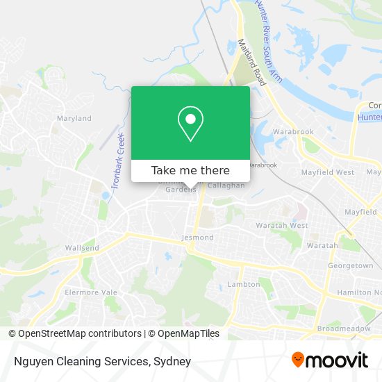 Nguyen Cleaning Services map