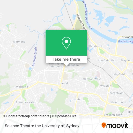 Mapa Science Theatre the University of