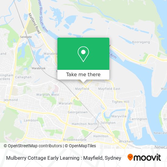 Mulberry Cottage Early Learning : Mayfield map