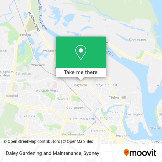 Daley Gardening and Maintenance map