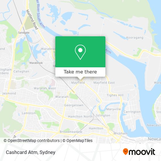 Cashcard Atm map