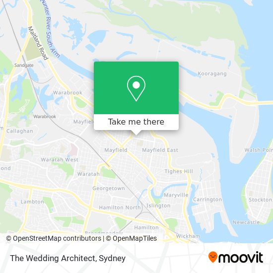 The Wedding Architect map