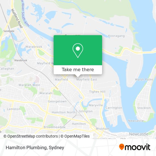 Hamilton Plumbing map